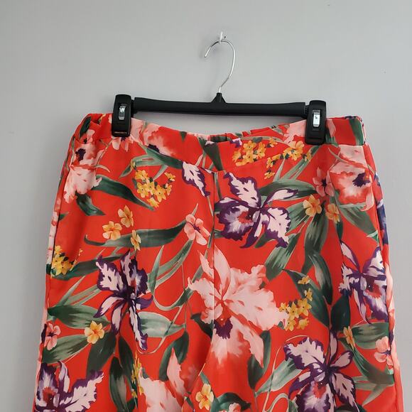 Sweet Pea For NY&Co By Stacy Frati Flora Wide Leg Flowy Pants L - Picture 3 of 9